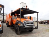 2013 FORD F750 BUCKET TRUCK, 69,862+ mi,  CUMMINS DIESEL, 6 SPEED, SINGLE A