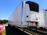 2010 UTILITY REEFER TRAILER,  53', SLIDING TANDEMS, AIR RIDE, LO PRO 22.5 O
