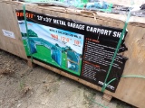 DIGGIT MSC2030F GARAGE / CARPORT,  20' X 30', 10' ENCLOSED SIDEWALLS