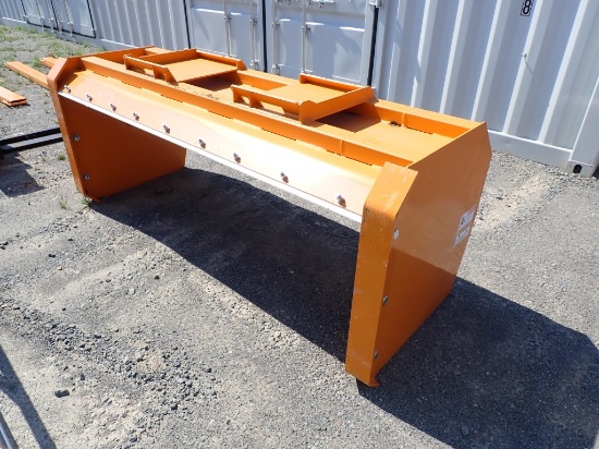 WOLVERINE SP-15-84W SNOW PLOW,  SKID STEER ATTACH,