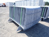 LOT OF CROWD CONTROL FENCE,  (40) PANELS,