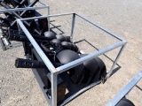 AUGER,  HYDRAULIC, SKID STEER ATTACH, W/ 3 BITS, S# 00252938