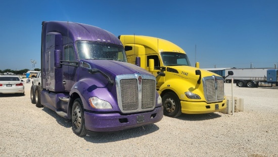 Trucks & Trailers already on the yard…