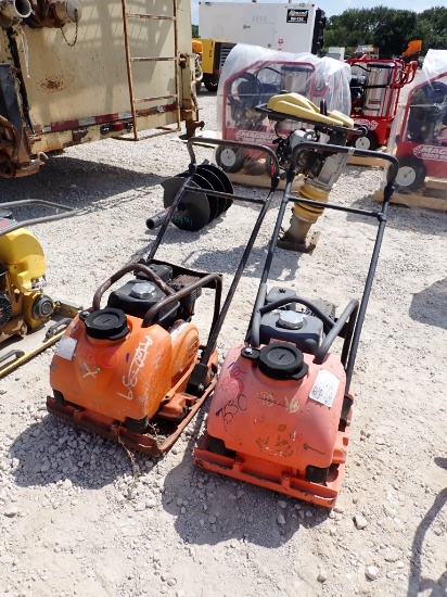 MIKASA MULTIQUIP PLATE COMPACTOR,  (2), GAS, AS IS WHERE IS