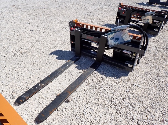 2024 WOLVERINE PFA-11-3300G SKID STEER ATTACHMENT,  NEW, 48" HYD FORKS, AS