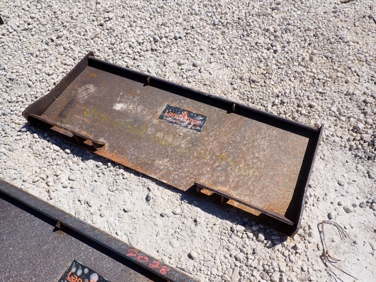 2024 LAND HONOR SKID STEER ATTACHMENT,  NEW, ADAPTOR PLATE, AS IS WHERE IS