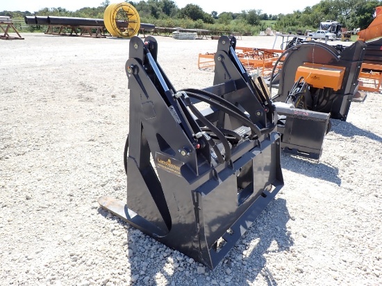 2024 LAND HONOR LG-13-33D SKID STEER ATTACHMENT,  NEW, HYD LOG GRAPPLE, 48"