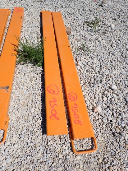 FORK EXTENSIONS,  (2) NEW, 6', AS IS WHERE IS