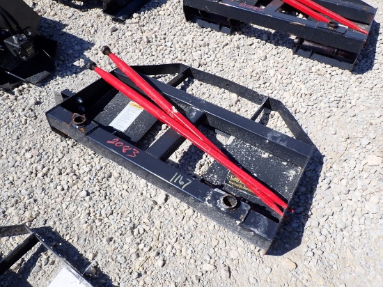 2024 LAND HONOR BS-12-2500G SKID STEER ATTACHMENT,  NEW, HAY BALE SPEER, 53