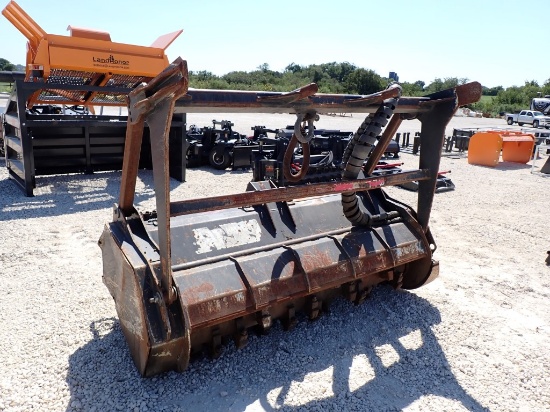 SKID STEER ATTACHMENT,  HYD MULCHER, 6' WIDTH, AS IS WHERE IS