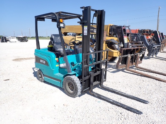 2024 IR IRF20 FORKLIFT,  ELECTRIC, 2000KG/4,000LB CAPACITY, W/ CHARGER AND