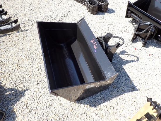 MINI EXCAVATOR ATTACHMENT,  NEW, 36" HYD TILT CLEANOUT BUCKET, AS IS WHERE