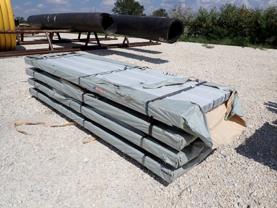 (4) BUNDLES OF ROOF/SIDING  APPROX 100 SHEETS PER BUNDLE, GALVANIZED