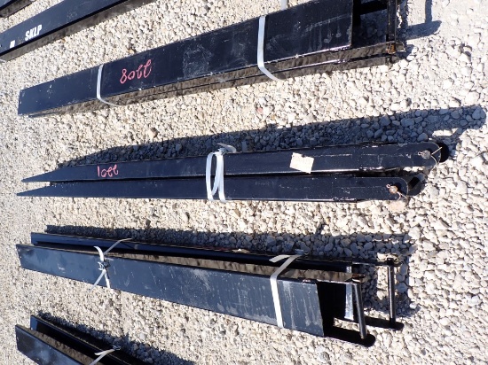 FORK EXTENSIONS,  (2), NEW, 6', AS IS WHERE IS