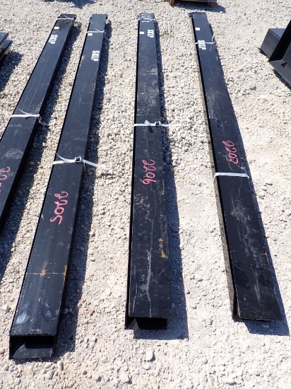 FORK EXTENSIONS,  (2), NEW, 10', AS IS WHERE IS