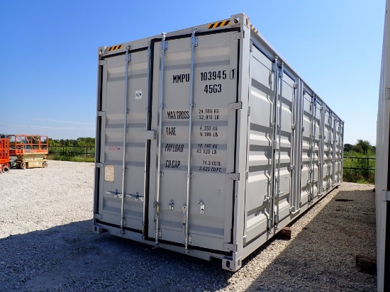 CONTAINER,  40',ONE SIDE MULTI DOORS, S# MMPU1039451