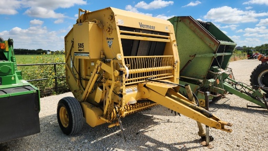 1997 VERMEER 505 SUPER I BALER,  5'X5', ELECTRIC TIE, SELLER HAS OWNERS/PAR