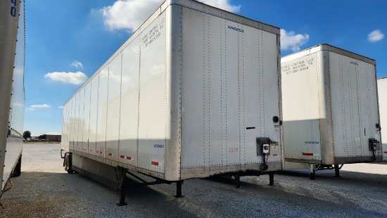 2023 WABASH DRY BOX VAN TRAILER,  53', SLIDING TANDEM AXLE, AIR RIDE, SIDE