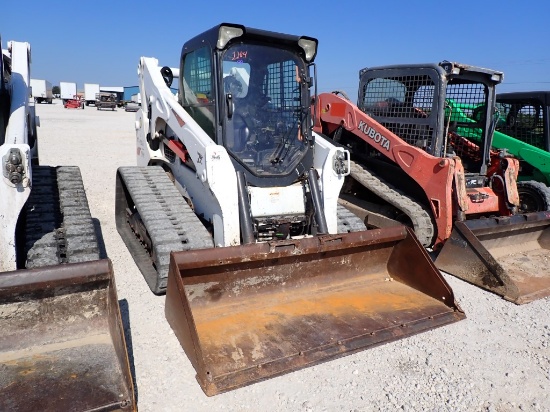 2019 BOBCAT T740 TRACK SKID STEER, 1744 HRS,  CAB, BOBCAT 4CYL DIESEL, A/C,