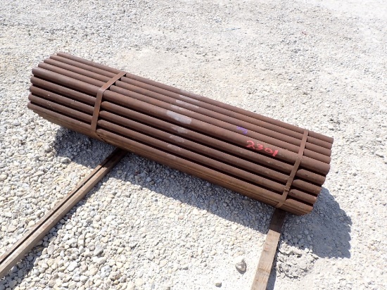 LOT OF PIPE,  (61) 2"X62", AS IS WHERE IS
