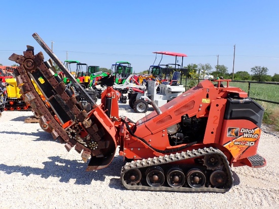 2016 DITCH WITCH SK850 MINI TRACK SKID STEER, 1050 HRS,  YANMAR 3CYL DIESEL