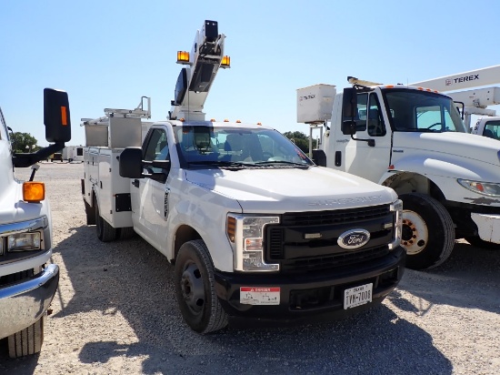 2019 FORD F350 SERVICE TRUCK, 64,823+ mi,  SINGLE CAB, 6.2 GAS, AUTO, 2WD,