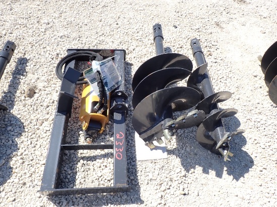 2024 WOLVERINE ADB-13-1218R SKID STEER ATTACHMENTS,  NEW, AUGER DRIVE & BIT