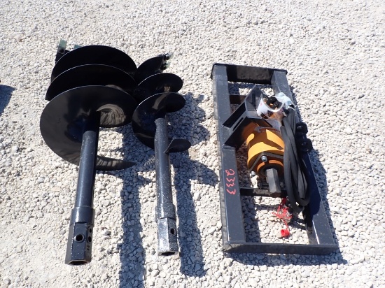 2024 WOLVERINE ADB-13-1218R SKID STEER ATTACHMENTS,  NEW, AUGER DRIVE & BIT