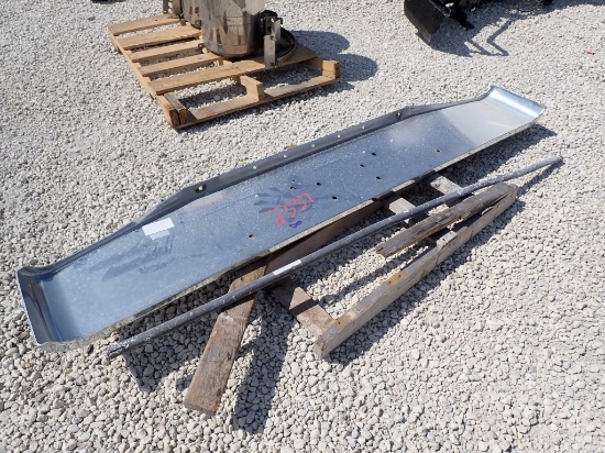 FRONT BUMPER,  FOR TRUCK TRACTOR, CHROME