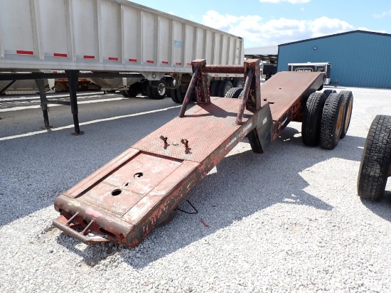 SHOPBUILT OILFIELD HEAVY HAUL JEEP,  ROLIING TAIL BOARD, INVERTED 5TH WHEEL