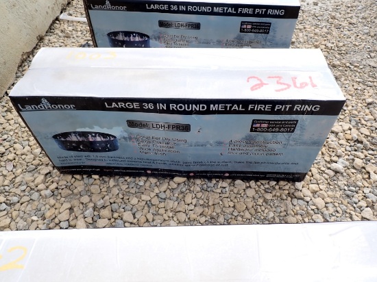 LANDHONOR LDH-FPR36 FIREPIT,  36", NEW