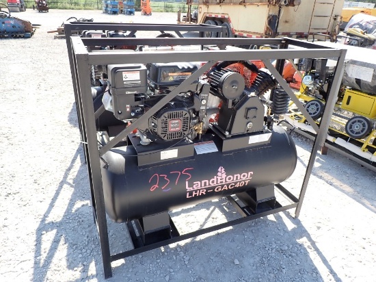 2024 LAND HONOR LHR-GAC40Y AIR COMPRESSOR,  NEW, BRIGGS & STRATON 10HP GAS,