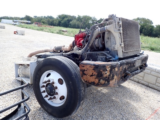 FREIGHTLINER ENG FRAME CUTOFF,  NO CAB, CUMMINS 6.7L DIESEL, ALLISON A/T, U