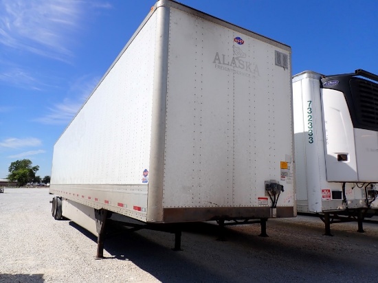 2022 UTILITY 4000D-X DRY BOX VAN TRAILER,  53', TANDEM SLIDING AXLES, AIR R