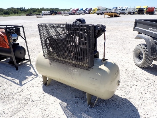 IR 245 AIR COMPRESSOR,  10 HP 200V ELECTRIC MOTOR, 120 GAL TANK, 175PSI, AS