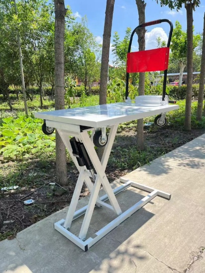 HYDRAULIC LIFT TROLLEY,  ELECTRIC, *NEW*  660LBS CAPACITY