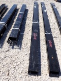 FORK EXTENSIONS,  (2), NEW, 10', AS IS WHERE IS