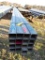 (16) LENGTHS OF SQUARE TUBING,  GALVANIZED, 11 GA X 4