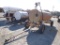 FUEL TANK,  1000-GAL, 12-V PUMP, MOUNTED ON 4-WHEEL WAGON, NO TITLE