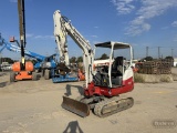 2020 TAKEUCHI TB230 MINI EXCAVATOR, 1.662+ hrs,  OROPS, RUBBER TRACKS, HYD