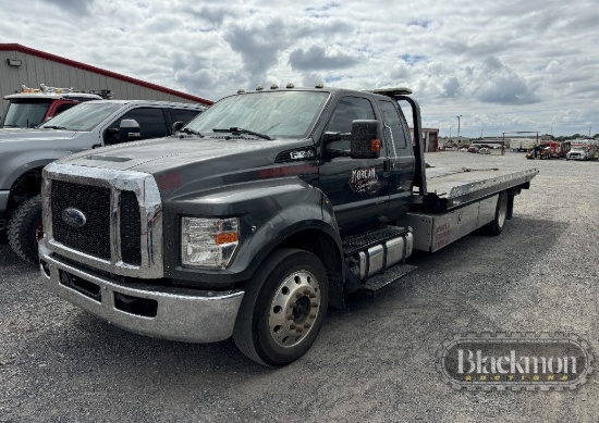 2017 Ford F650 Ext Cab Rollback Truck – Diesel, Automatic, PS, PW, PL, Air