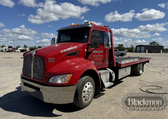 2021 Kenworth T3 Rollback Truck – Paccar Diesel, Automatic, PS, PW, PL, Air