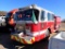 2001 E-ONE FIRE ENGINE TRUCK,  DETROIT 40 SERIES DIESEL, AUTOMATIC, SINGLE