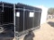 STEEL SITE FENCE,  MODEL K0608-22, POWDER COATED, 3-RAIL STYLE, (22) 8' X 6