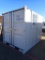 OFFICE / STORAGE CONTAINER,  9' X 6' X 7' TALL, END DOORS, WALK-IN DOOR, WI
