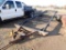 FRAME,  FROM A BUMPER PULL RV, TANDEM AXLE, SINGLE TIRE,