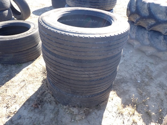 (4) 255/70R2.5 ORIGINAL TIRES
