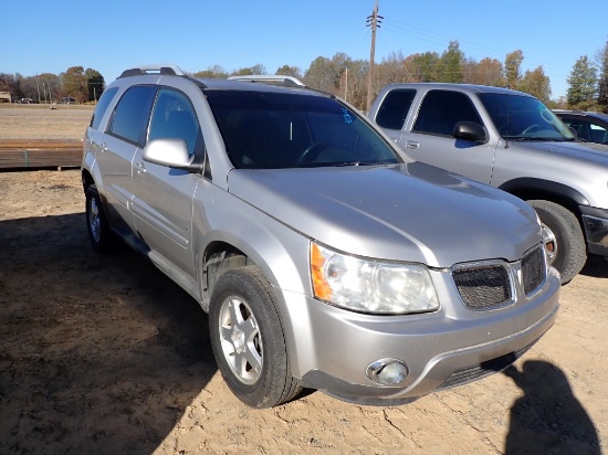 2007 PONTIAC TORRENT SUV, 166,253+ mi,  V6 GAS, AUTO, PS, AC, *TRANSMISSION