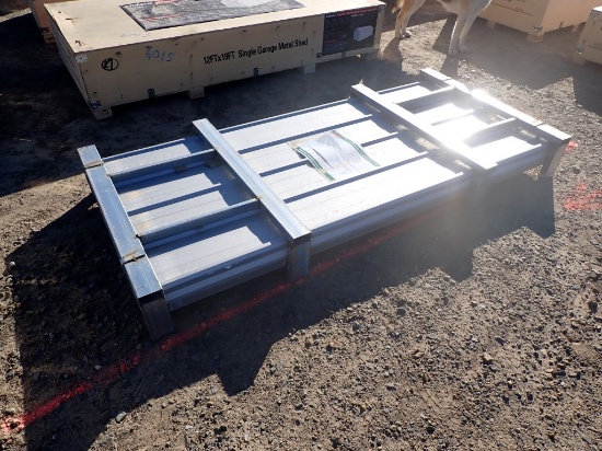 (100) CORRUGATED STEEL PANELS,  GALVALUME, 7', MODEL K0307