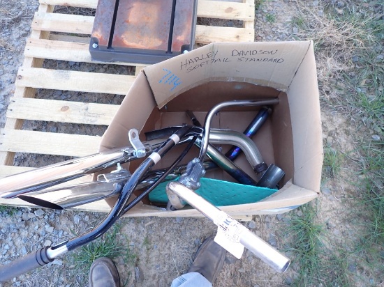 HARLEY DAVIDSON HANDLEBARS AND EXHAUST